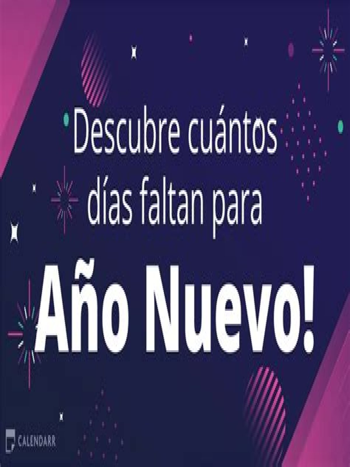 ¿Cuántos días faltan para que termine el año?
