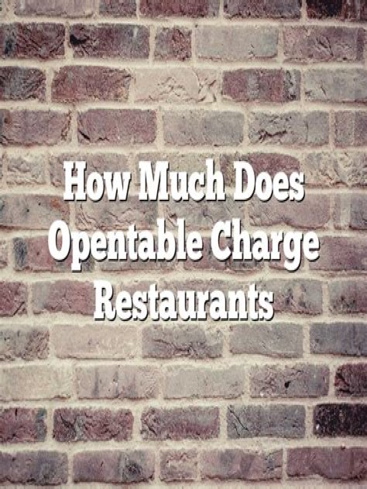 How much do OpenTable restaurants pay?